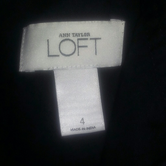 Loft Ann Taylor black cotton sleeveless dress - Picture 7 of 8